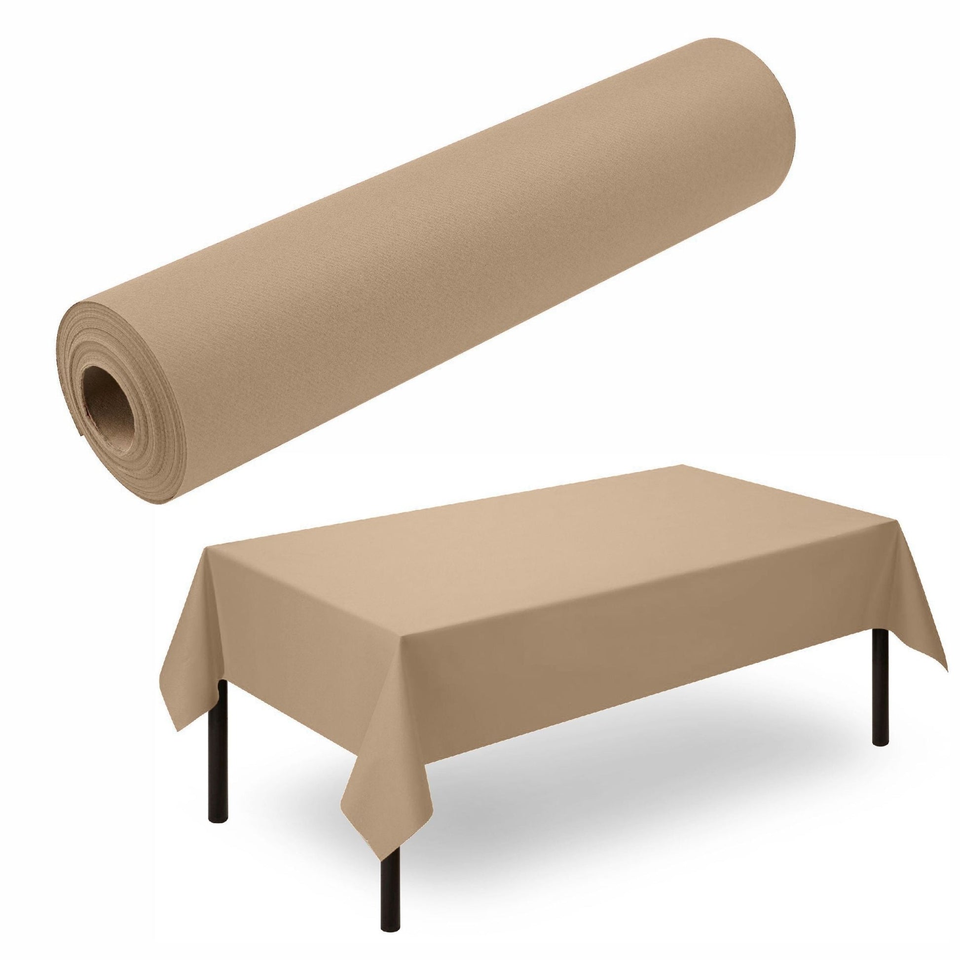 Disposable Linen-Like Table Cloth Roll - Airlaid Paper | 55" wide x 80' long - Naptec Paper - Servietto