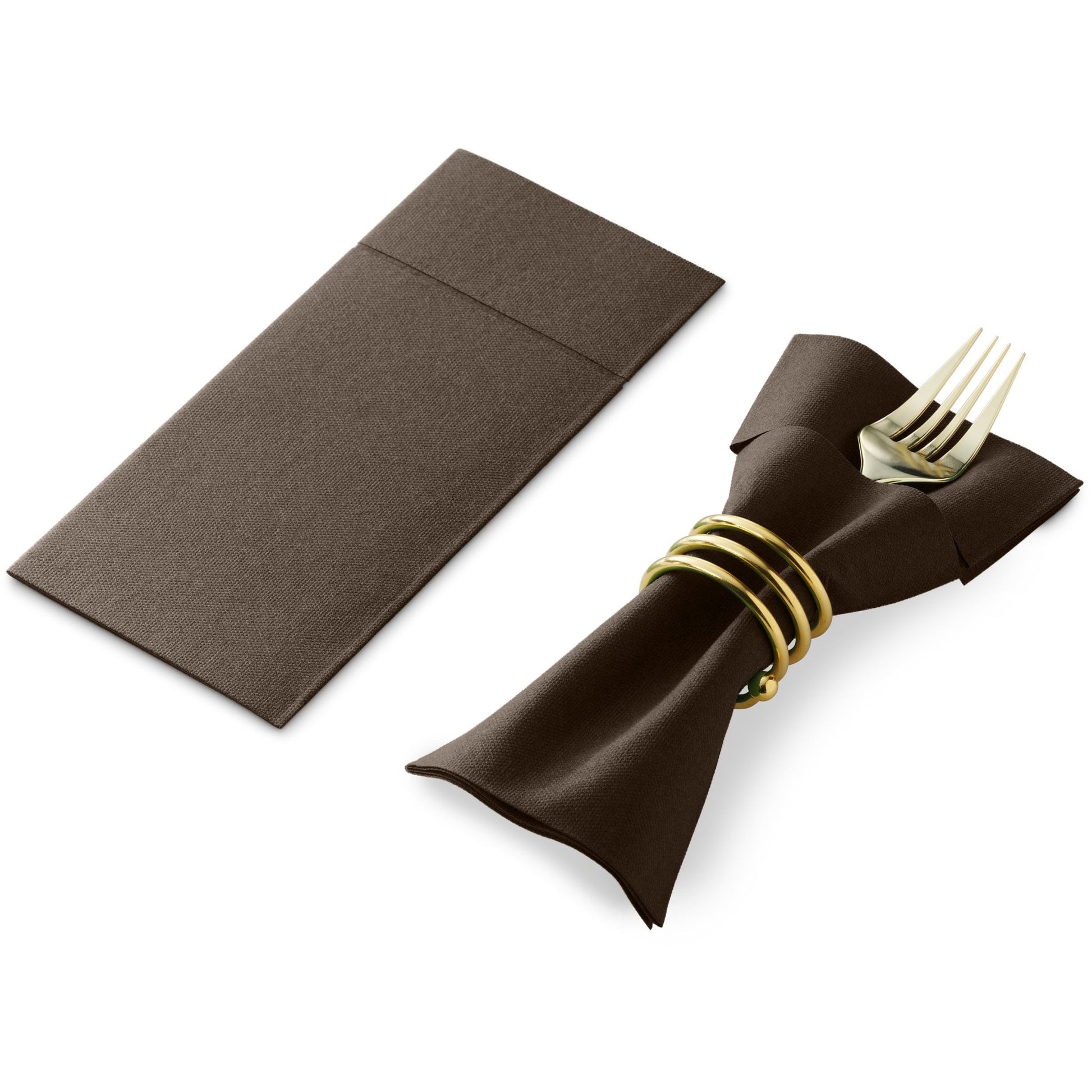 Disposable Linen-Feel Dinner Pocket Napkins | Airlaid Paper, 12"x16" - Naptec Paper - Servietto