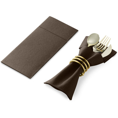 Disposable Linen-Feel Dinner Pocket Napkins | Airlaid Paper, 12"x16" - Naptec Paper - Servietto