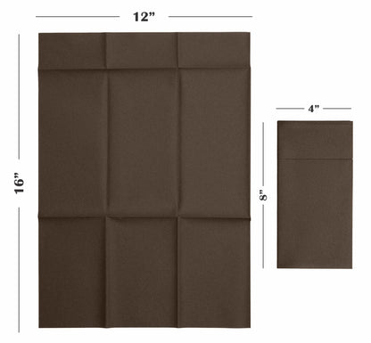 Disposable Linen-Feel Dinner Pocket Napkins | Airlaid Paper, 12"x16" - Naptec Paper - Servietto