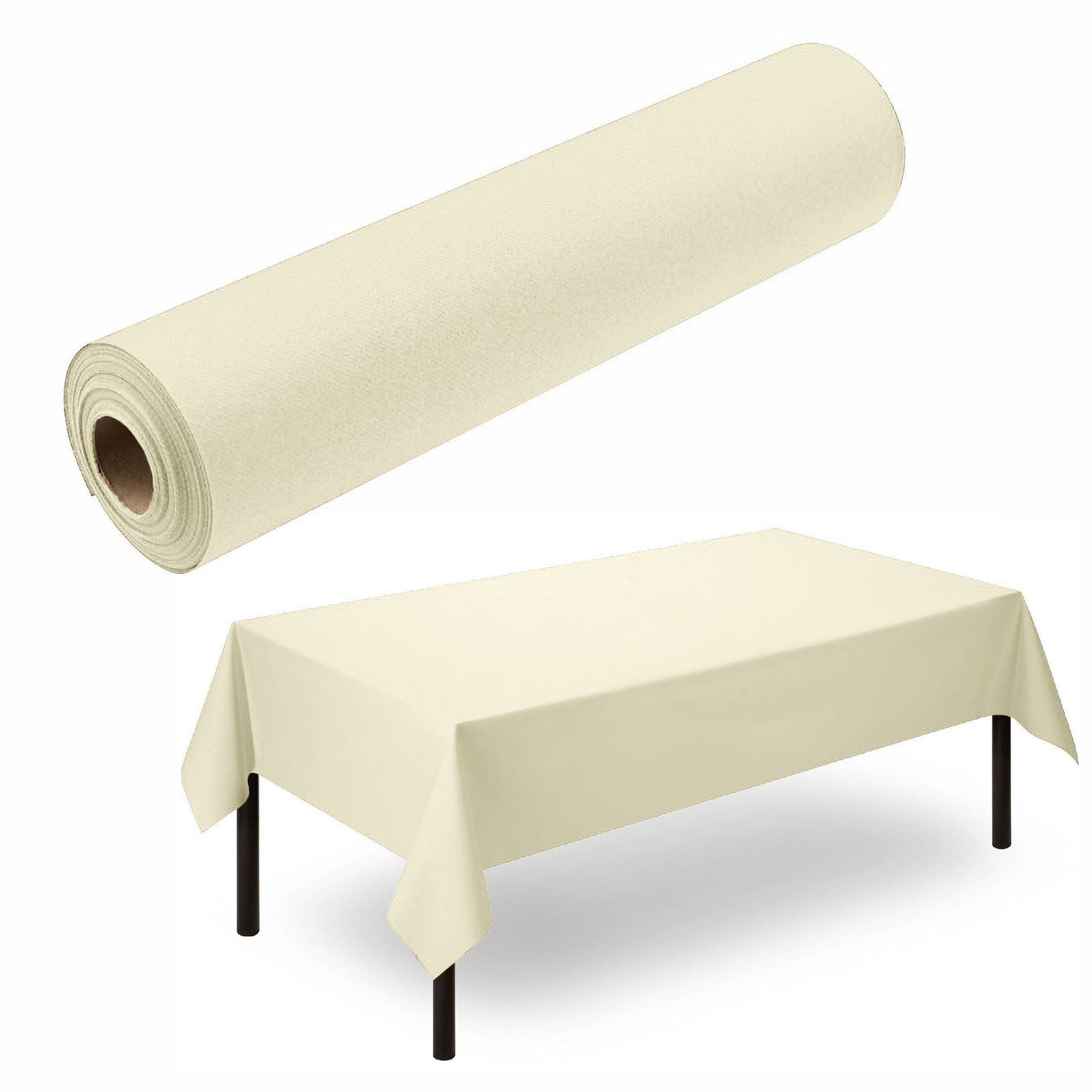 Disposable Linen-Like Table Cloth Roll - Airlaid Paper | 55" wide x 80' long - Naptec Paper - Servietto