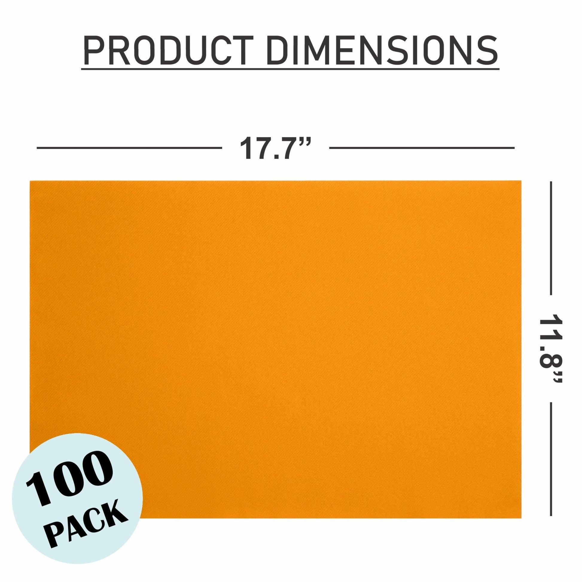 Disposable Linen-Feel Placemats| Airlaid Paper, 12"x18", 100-Pack - Naptec Paper - Servietto