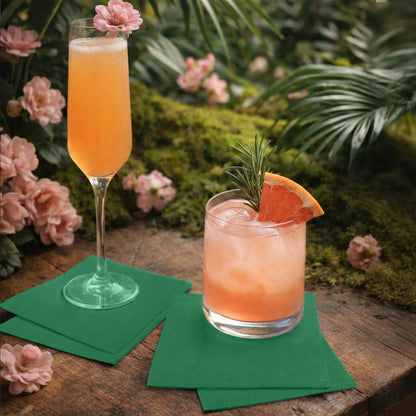 Disposable 3-Ply Cocktail Napkins | 5"x5", 300-Pack