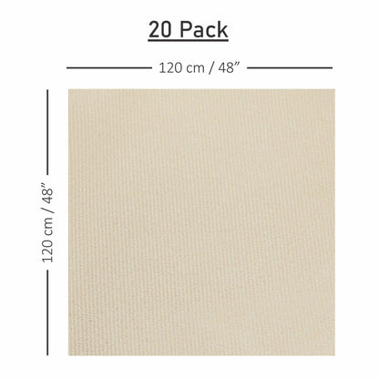 Disposable Linen-Like Folded Table Cloths - Airlaid Paper - Naptec Paper - Servietto