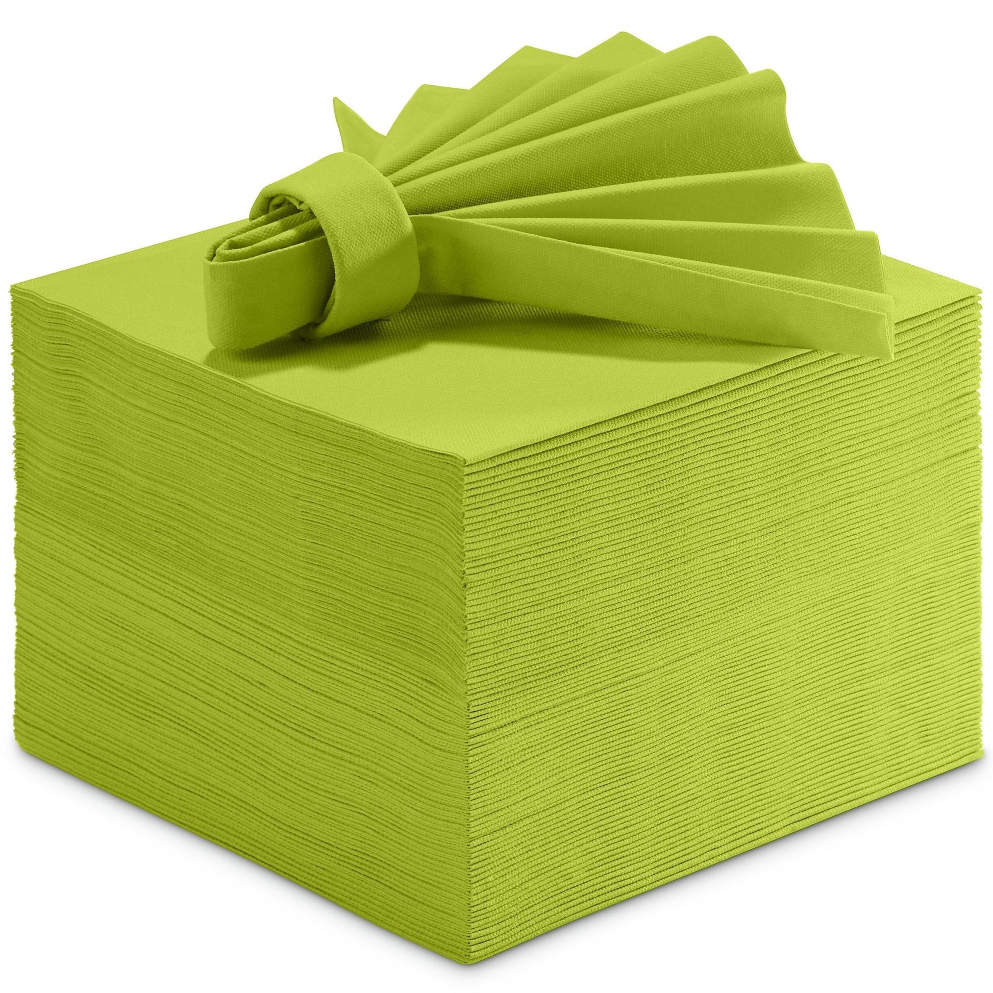 Disposable Linen-Feel Large Luncheon Napkins | Airlaid Paper, 16"x16", 50-Pack - Naptec Paper - BloominGoods
