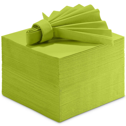 Disposable Linen-Feel Large Luncheon Napkins | Airlaid Paper, 16"x16", 50-Pack - Naptec Paper - BloominGoods