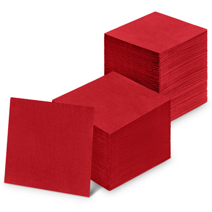 Disposable 3-Ply Cocktail Napkins | 5"x5", 300-Pack