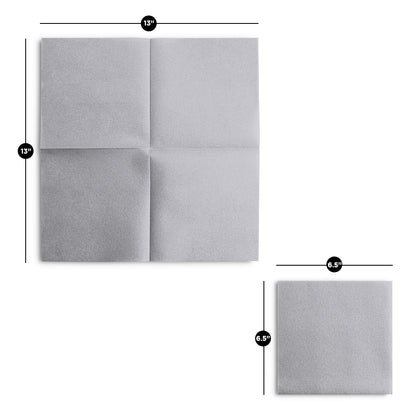 Disposable Linen-Feel Luncheon Napkins | Airlaid Paper, 13"X13", 100-Pack - Naptec Paper - Servietto