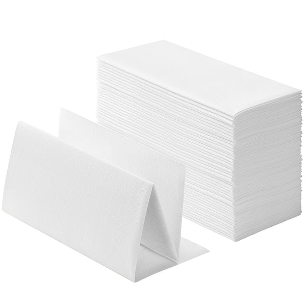 Disposable Linen-Feel Dinner Napkins, Book-Fold Style | Airlaid Paper, 16"x16" - Naptec Paper - BloominGoods